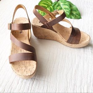 korks bergeggi platform wedge sandal